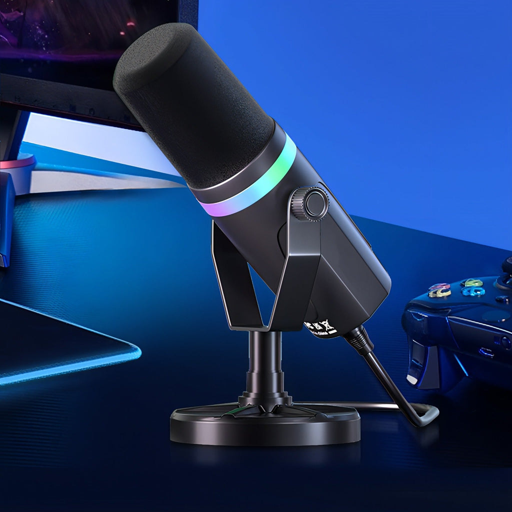 Noventrixa Microphone close-up graphic