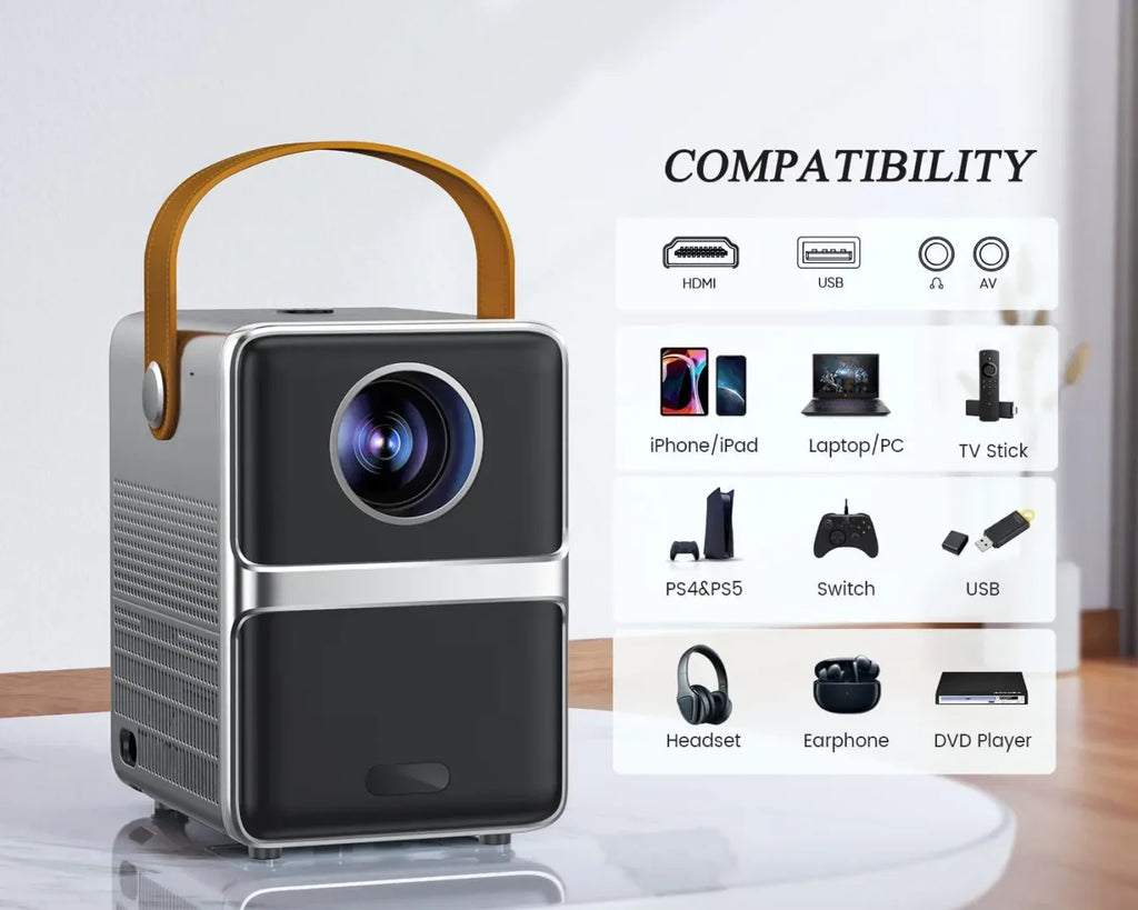 Noventrixa Portable HD Smart Projector lifestyle image