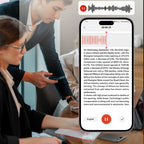 Noventrixa Smart AI Voice Recorder app operation recording