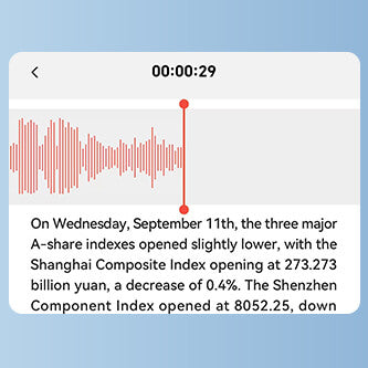 Noventrixa Smart AI Voice Recorder immediate recording