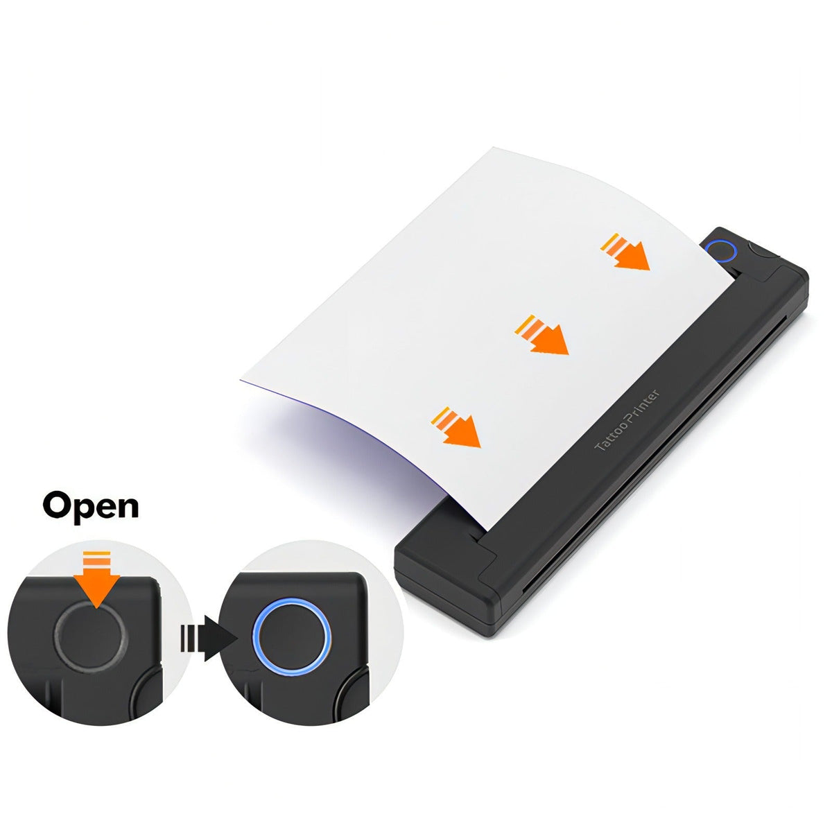 Noventrixa Tattoo Printer how-to guide: loading the transfer sheet