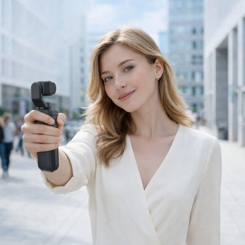 Noventrixa Vlogging Camera smart AI face tracking