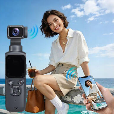 Noventrixa Vlogging Camera outdoor use