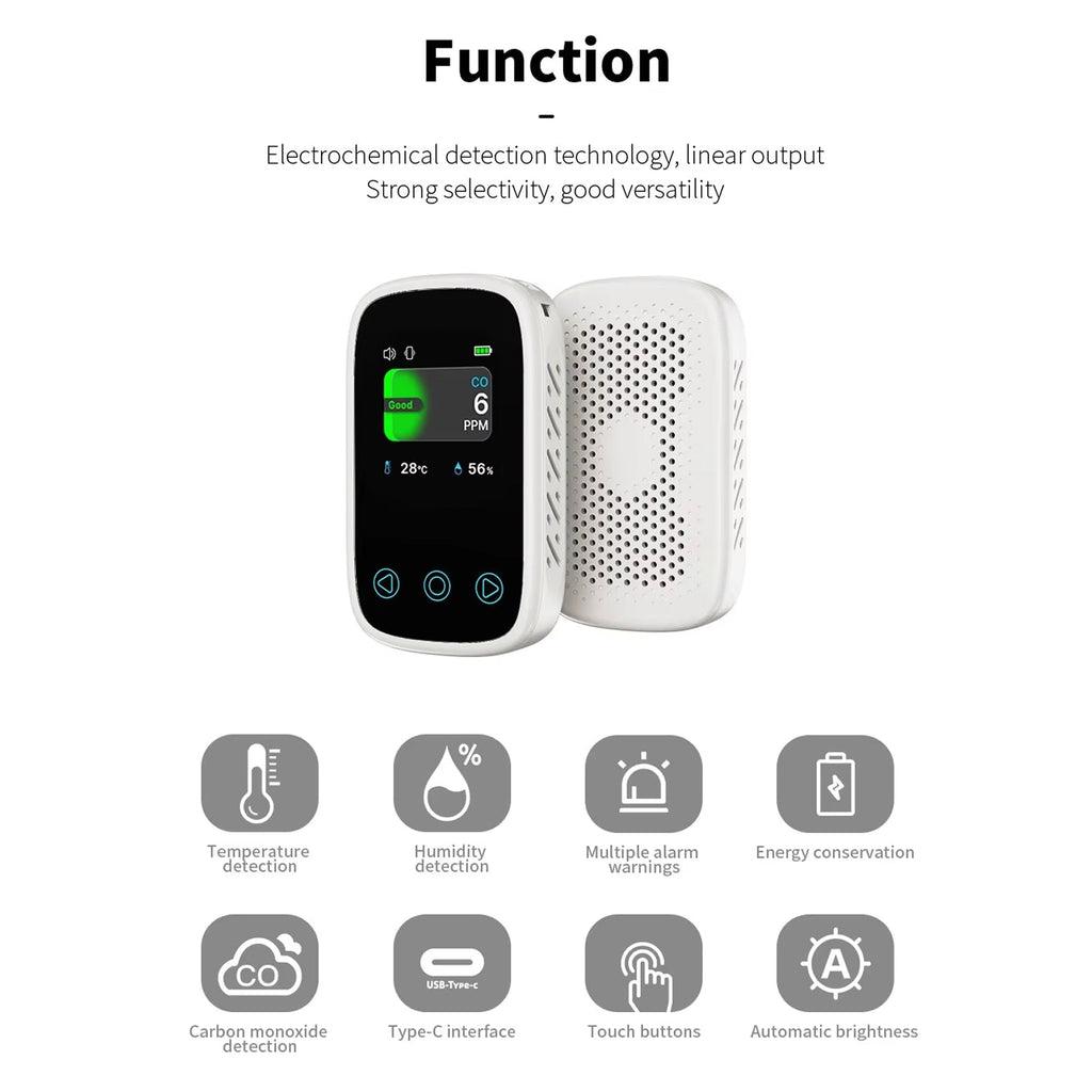 OxyyShield Carbon Monoxide Detector outdoor view