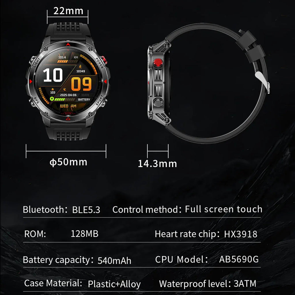 Pexoriax GPS Smartwatch product features