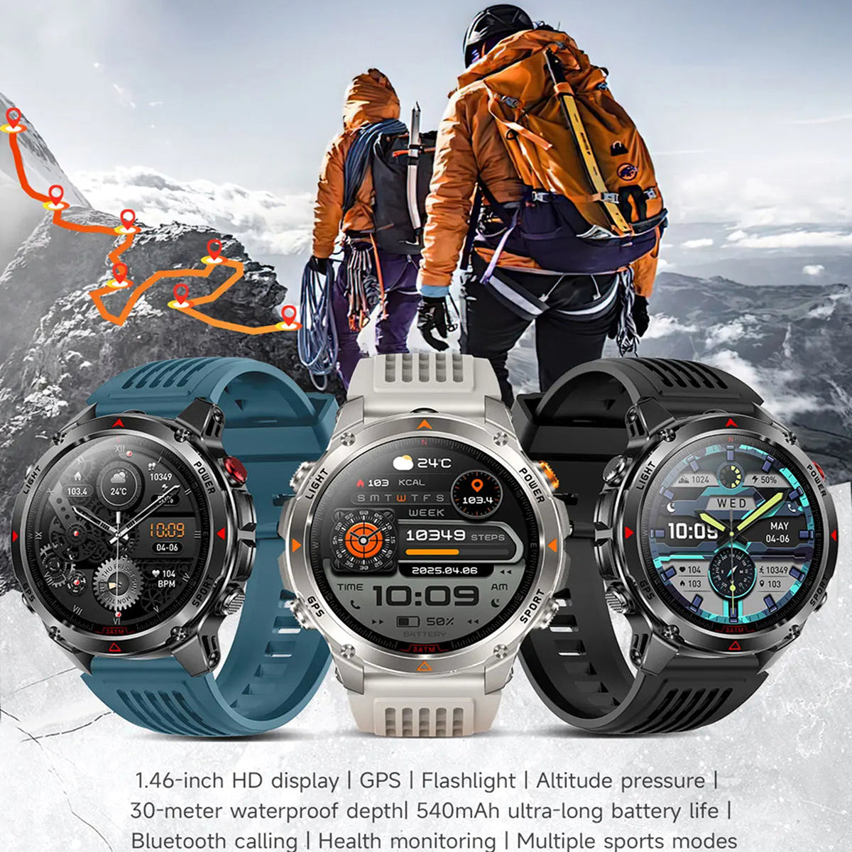 Pexoriax GPS Smartwatch product summary