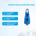 PureDropy Gravity Water Filter 10 litre reservoir