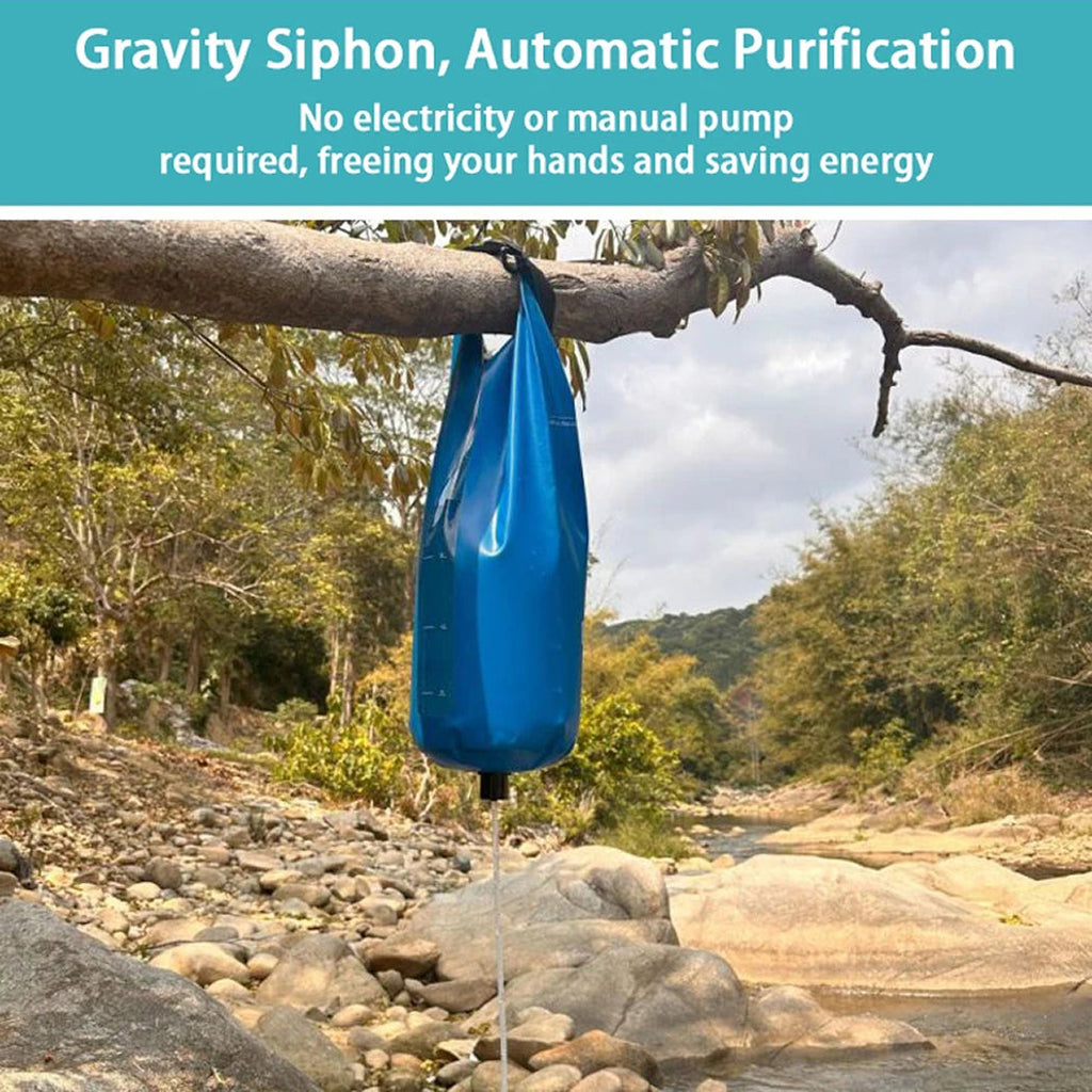 PureDropy Gravity Water Filter gravity flow