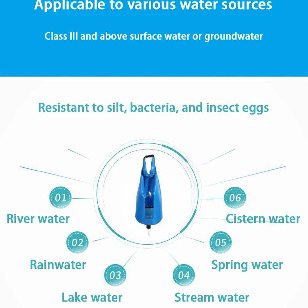 PureDropy Gravity Water Filter ultrafiltration membrane