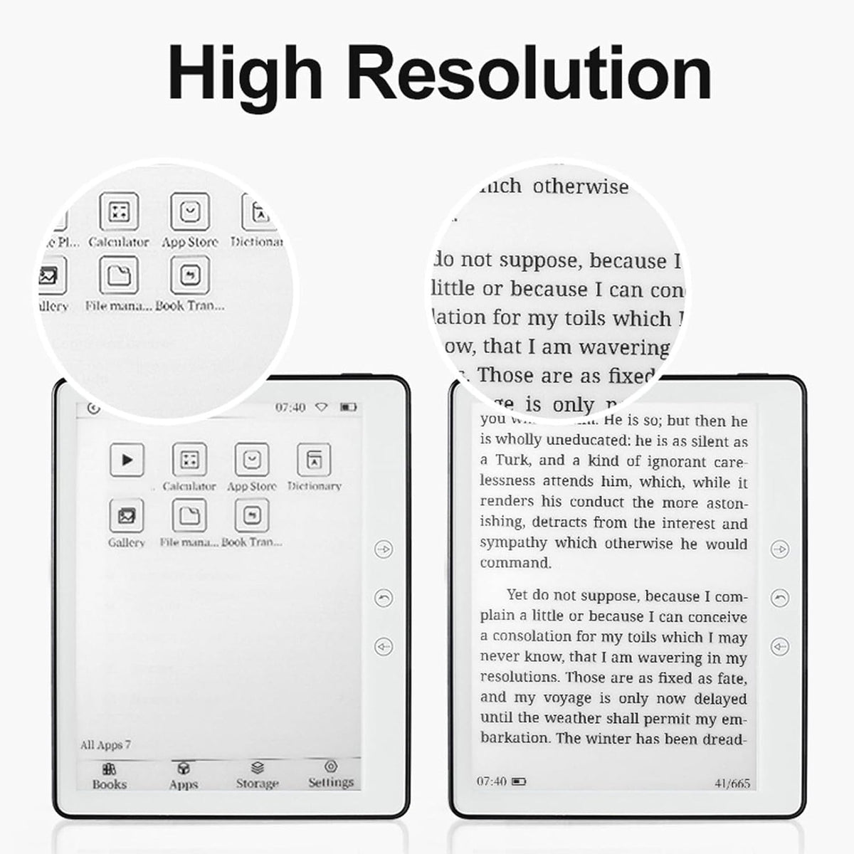 Readerox Ebook Reader feature view