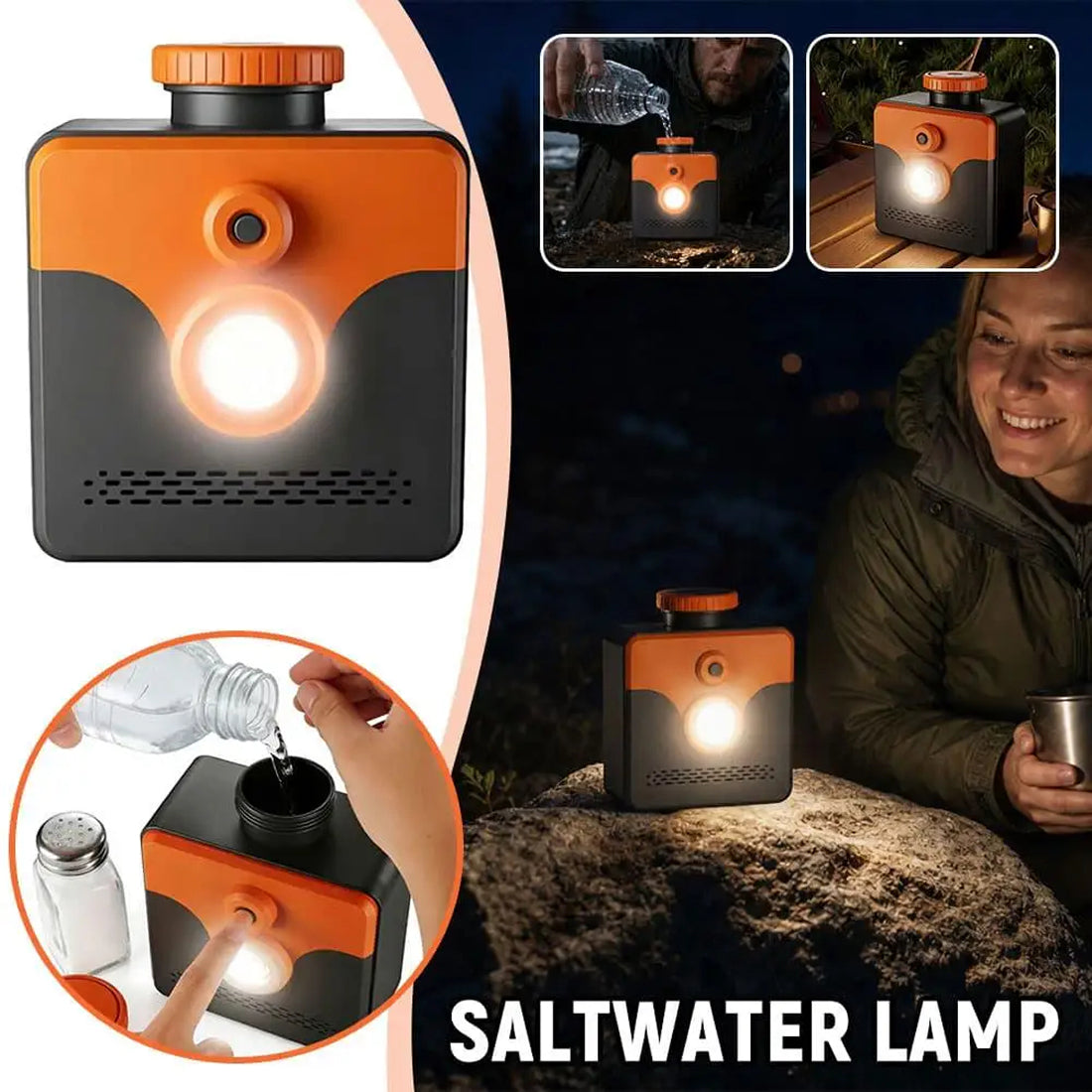 SalVynix Salt Water Lamp design detail