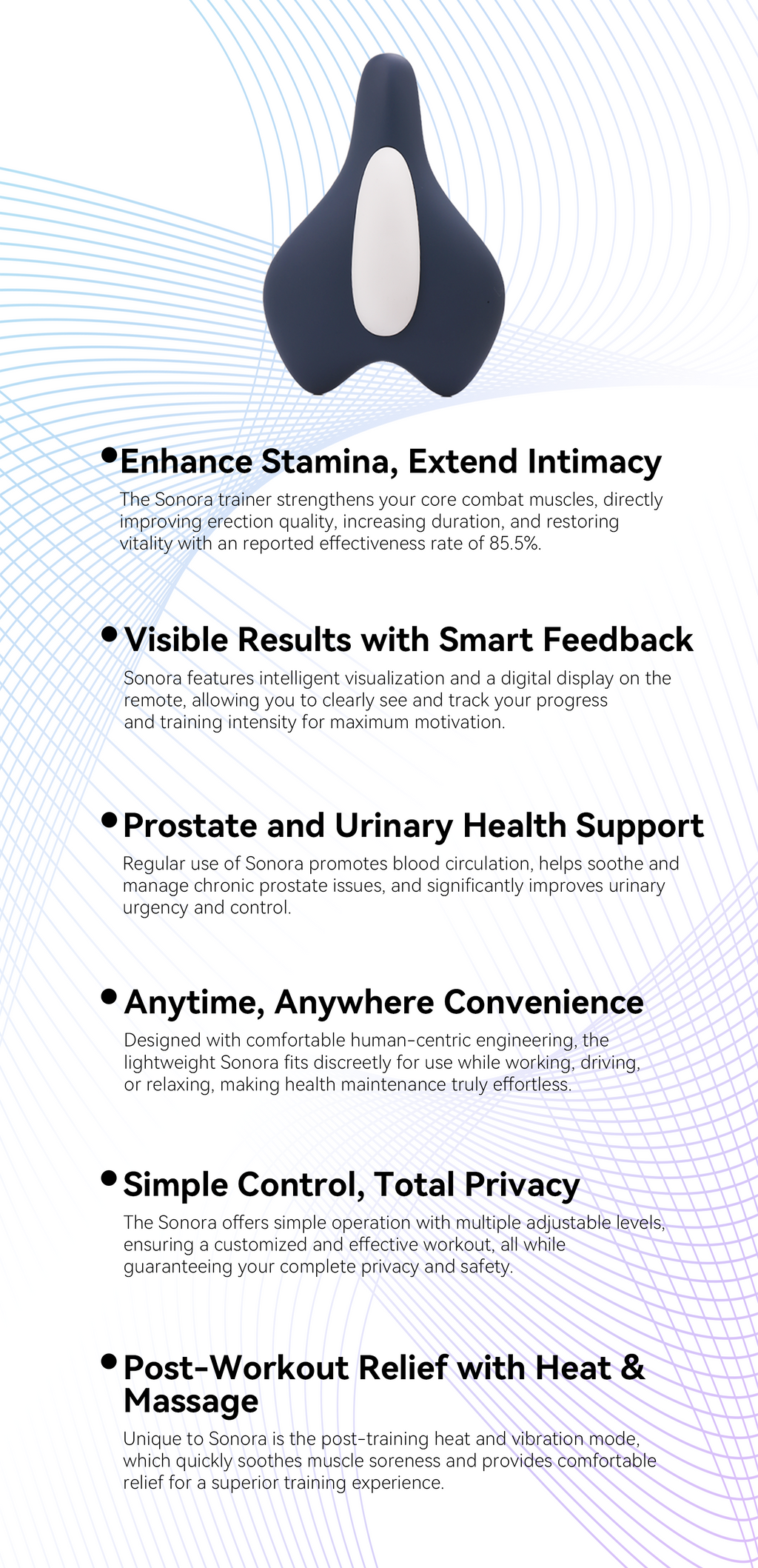 Sonora Pelvic Floor Muscle Trainer functions