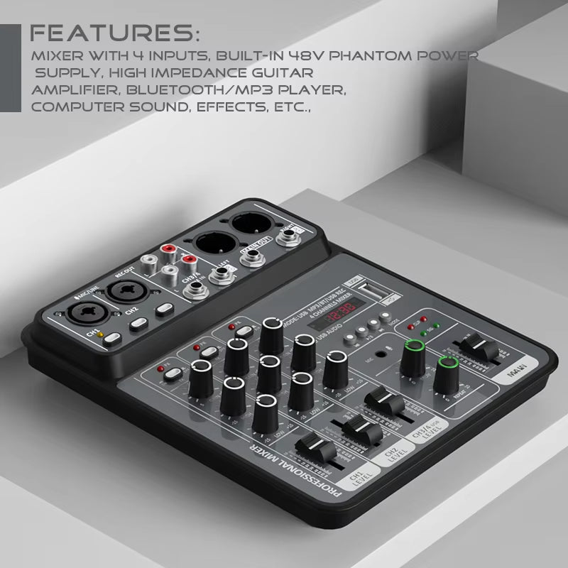 SoundVexe Audio Mixer close-up detail