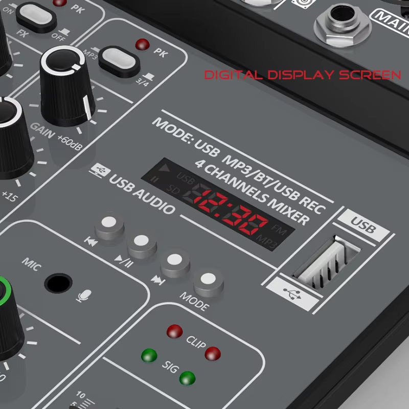 SoundVexe Audio Mixer design detail