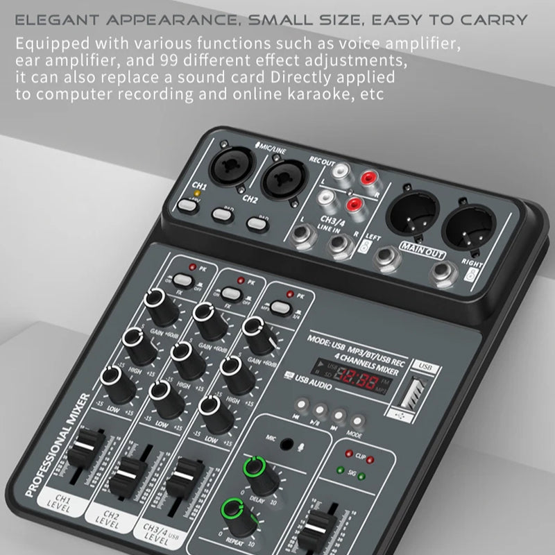 SoundVexe Audio Mixer design overview