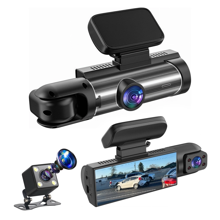 Virelta Dash Cam 3-channel car camera