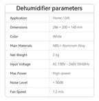 Virelta Dehumidifier D2 view 15