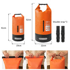 WaveeBack Dry Bag angled view