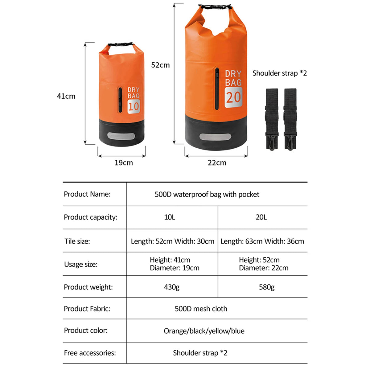 WaveeBack Dry Bag feature close up