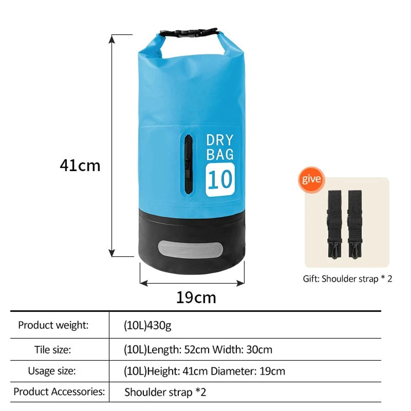 WaveeBack Dry Bag usage view